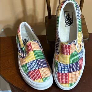 Vans Rainbow Pride Slip-On Shoes
Unisex Men’s Size 9